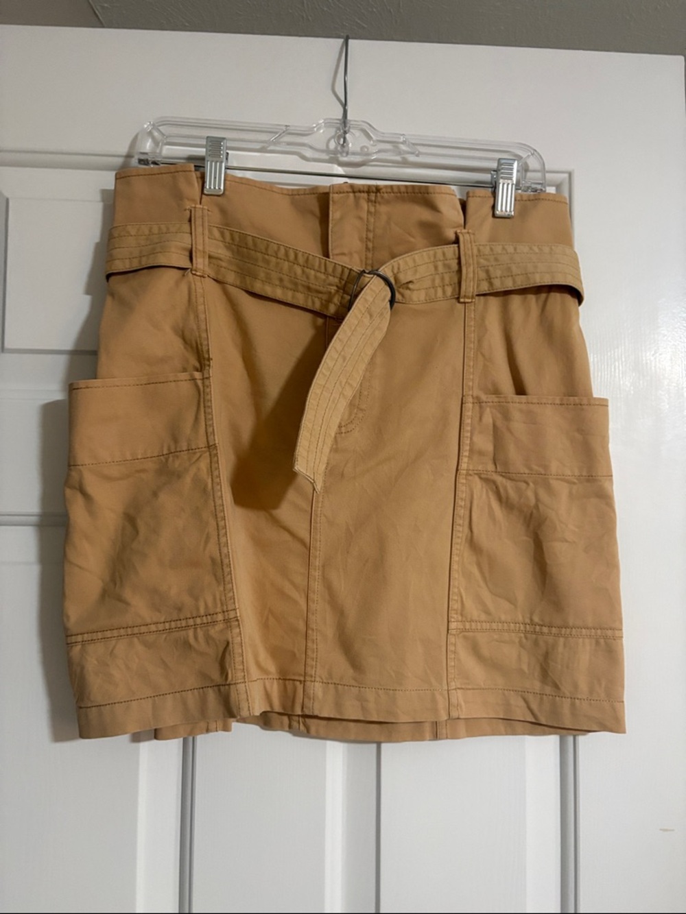 wild fable Tan Utility Mini Skirt with Belt